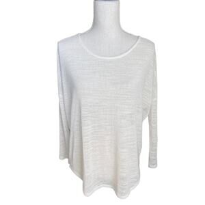 Olive & oak white sweater minimalist neutral relaxed fit scandi girl lagen look